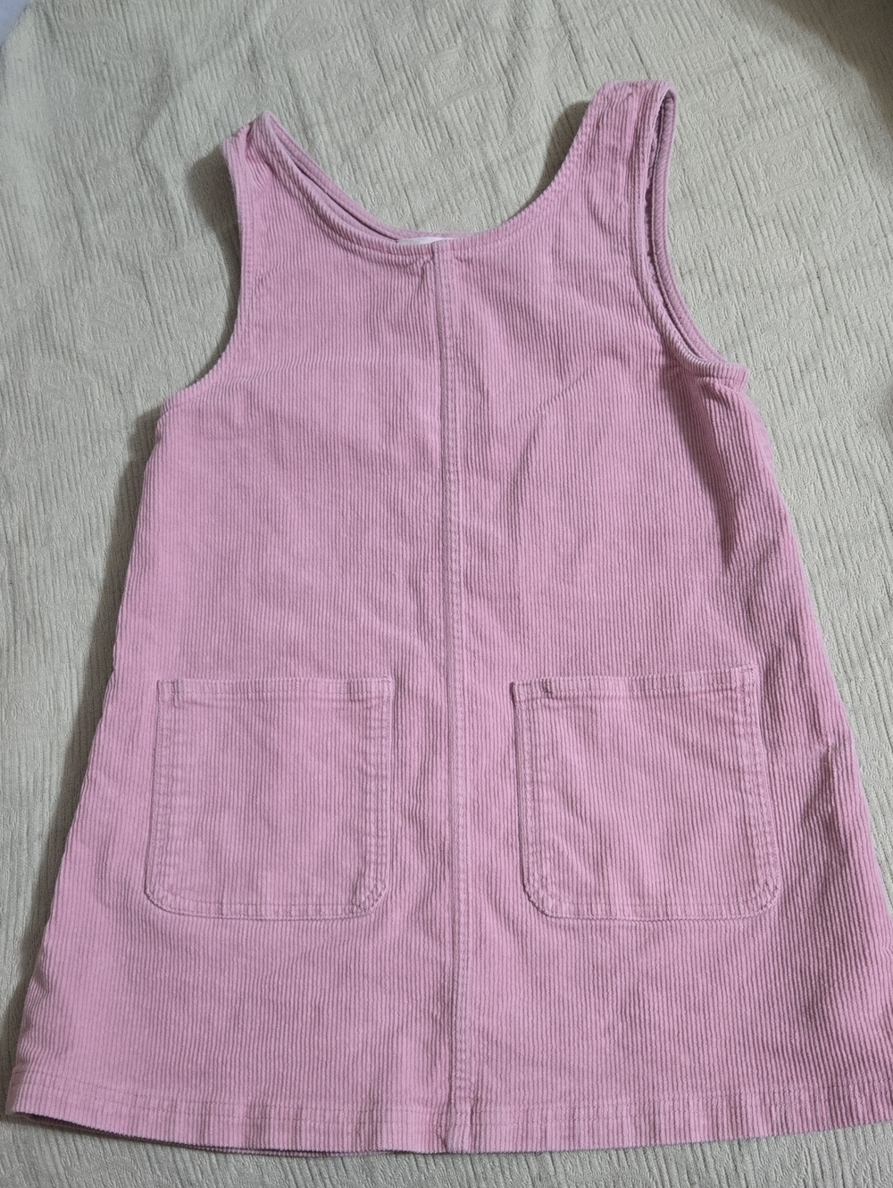 H&M Light Lilac Pink Corduroy Jumper Size 8 Year Old